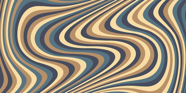 Abstrakte psychedelische groovy achtergrond Vector