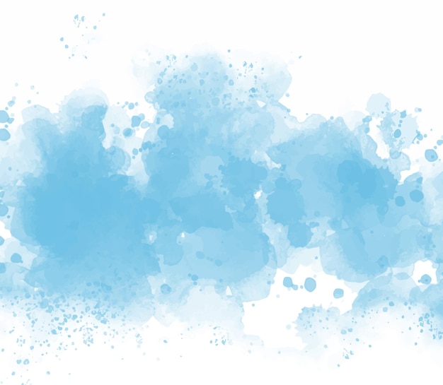 Vector absttract blue watercolor background