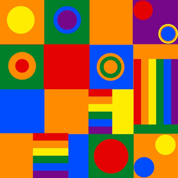 多様性LGBT記号シンボルの抽象的なベクトルの背景