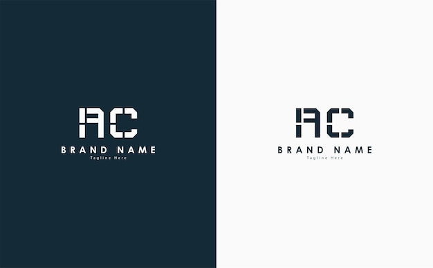 AC Letters Vector Logo Ontwerp