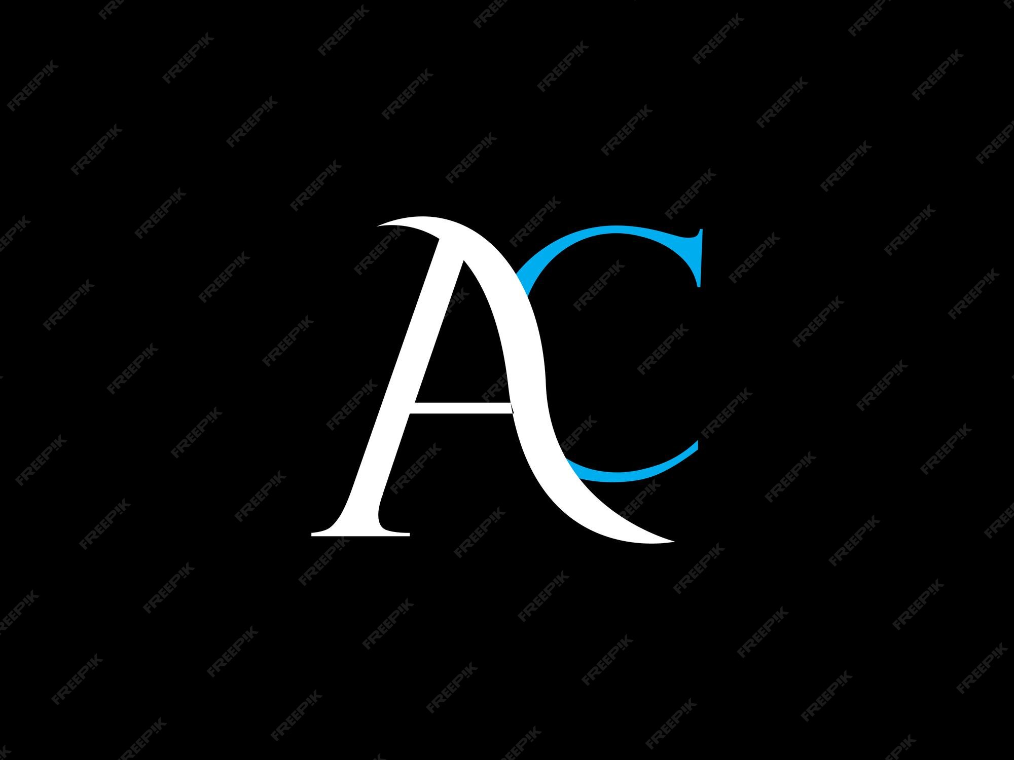 Ac Logo Design
 Premium Vector
