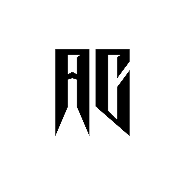 モノグラム ロゴデザイン 文字 文字 名前 シンボル 単色 ロゴ 文字 アルファベット 文字 シンプル ロゴ