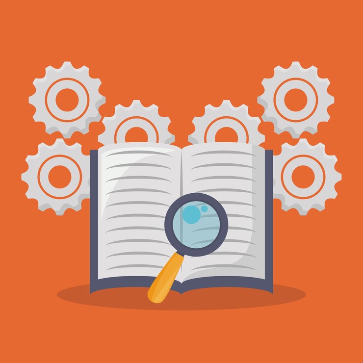 Vector academic book design