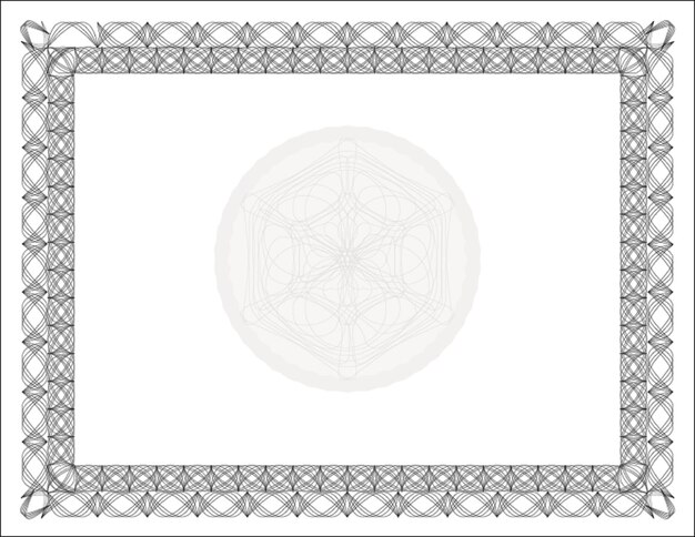 Academic certificate Diploma Ornament Security pattern template