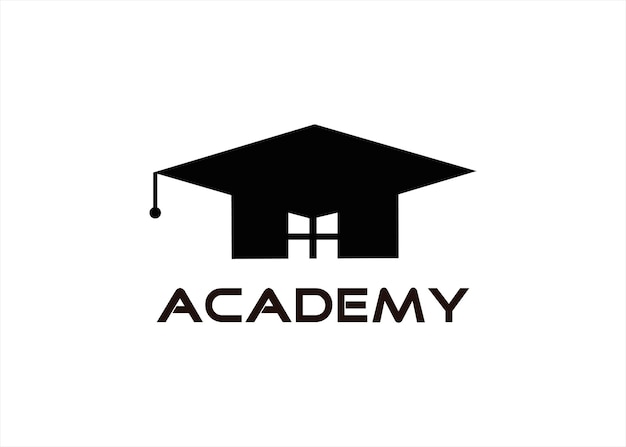 academie school logo ontwerp symbool