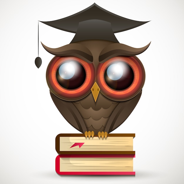 Vector academische owl vector