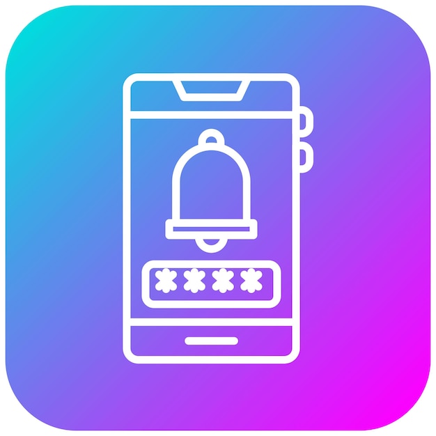 Access Alarms vector icoon Kan worden gebruikt voor Mobile UI UX iconset
