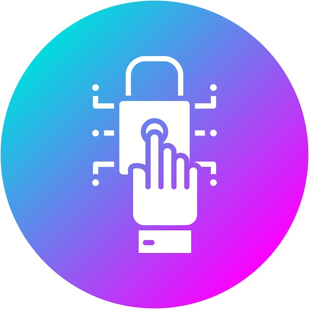 Access control vector icon can be used for risk management iconset
