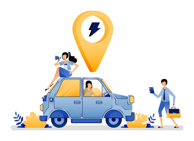access to electric cars for gig workers of online taxi platforms for environmental protection