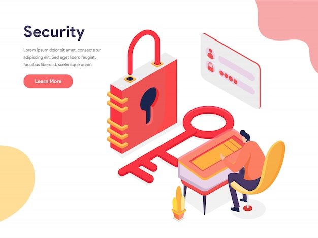 Vector access and security illustration