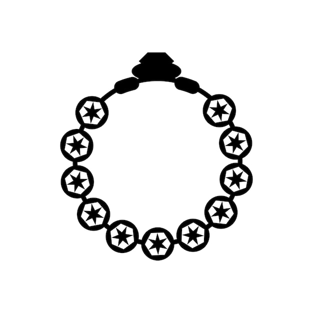 Vector accessory bracelet gem icon