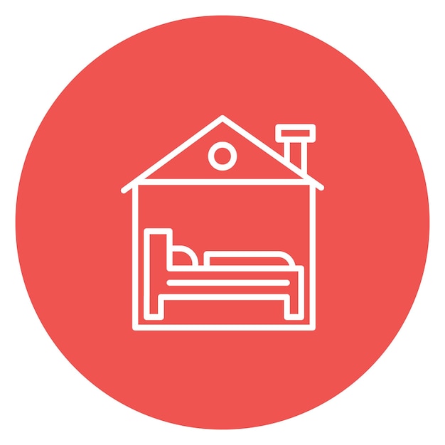 Accommodation icon vector image Can be used for Vacation Planning