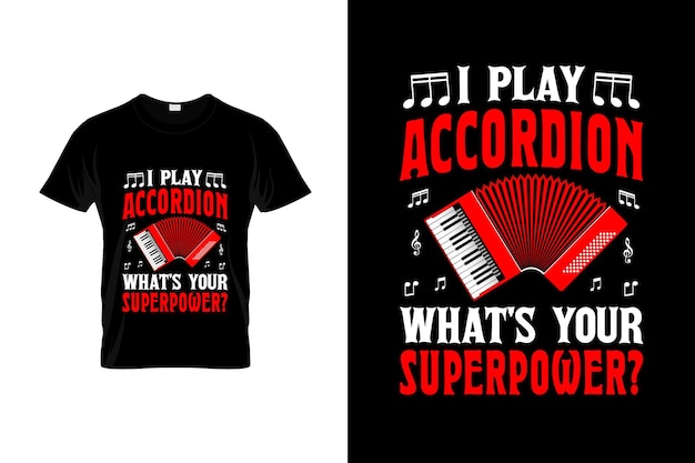 Accordeon t-shirt design, Accordeon vector Design, Vintage t-Shirt, Accordeon poster, Custom T-Shirt