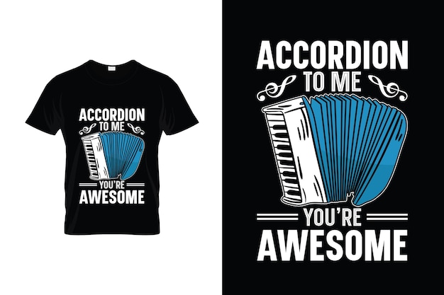 Accordion Tshirt design