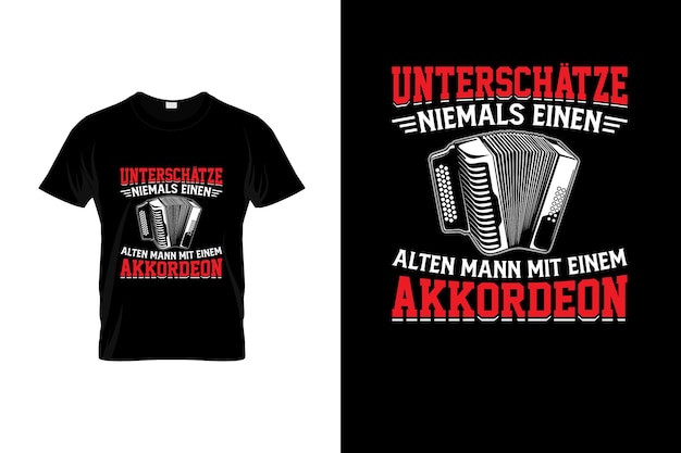 Accordion TShirt Design