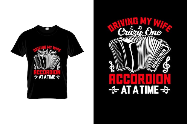 Accordion TShirt Design