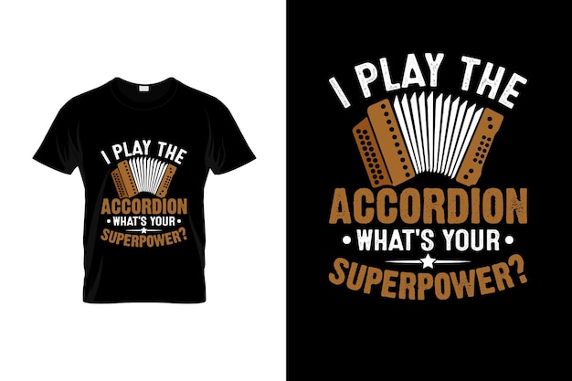 Accordion TShirt Design