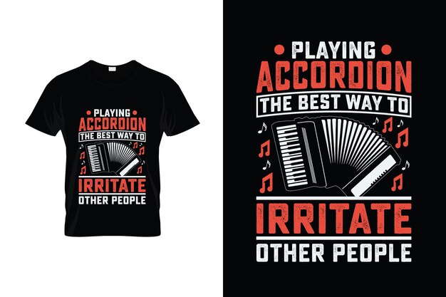 Accordion TShirt Design