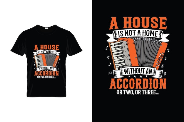 Accordion TShirt Design