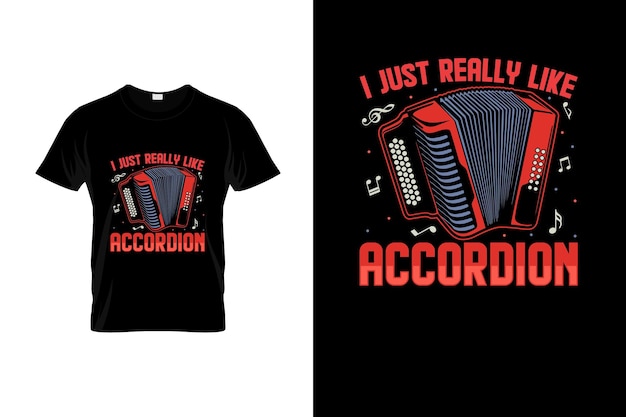 Accordion TShirt Design