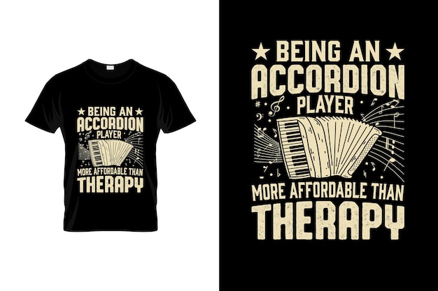 Accordion TShirt Design