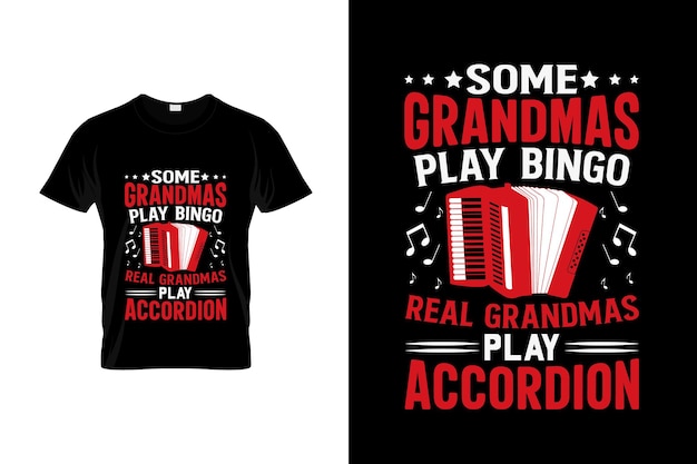 Accordion TShirt Design