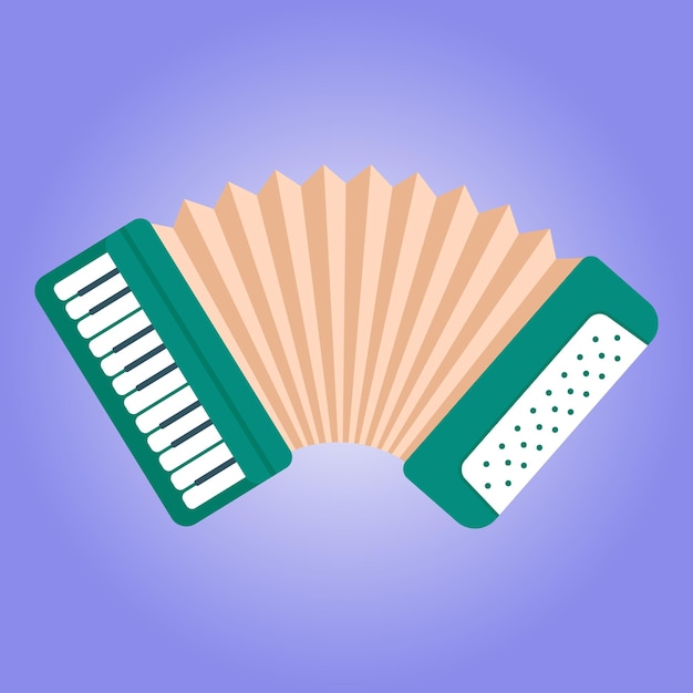 Vector accordion vector