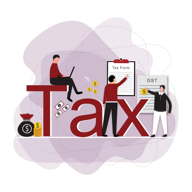 Accountant pays Taxes on time Tax return and Financial Accounting Business Auditing and Tax payment