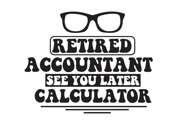 Accountant svg design