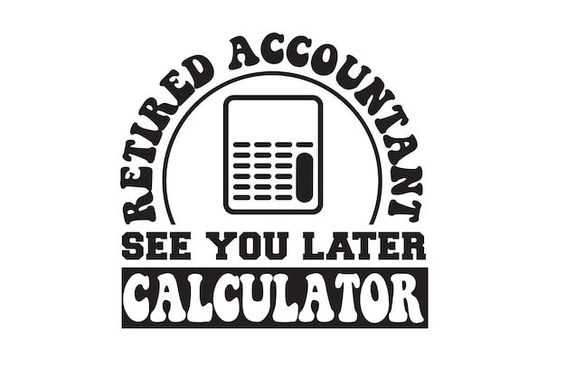 Accountant svg-ontwerp