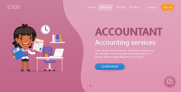 Accountant Website Template