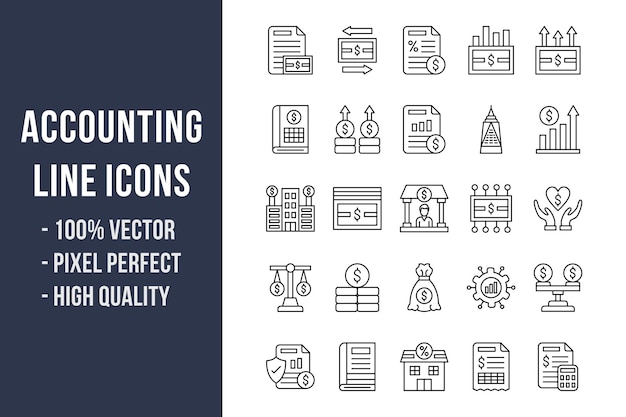 Accounting and Finance Icons