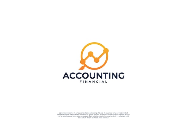 Accounting and financial logo design