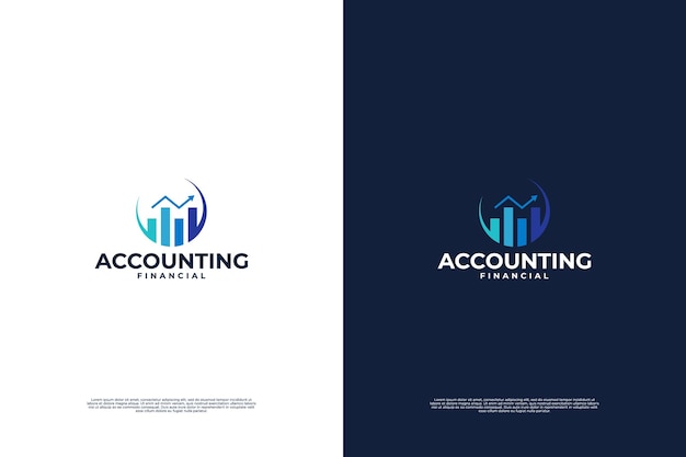 Accounting and financial logo design