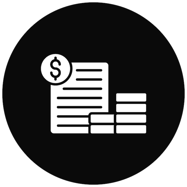 Accounts Receivable icoon vector afbeelding Kan worden gebruikt voor Financiën