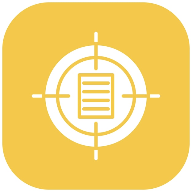 Accuracy vector icon Can be used for Journalism iconset