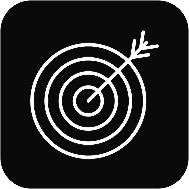 Accuracy vector icoon Kan worden gebruikt voor Core Values iconset