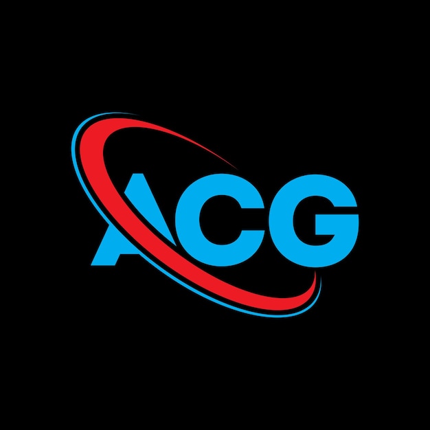 ACG logo ACG letter ACG letter logo ontwerp Initials ACG logo gekoppeld aan cirkel en hoofdletters monogram logo ACG typografie voor technologie bedrijf en vastgoed merk