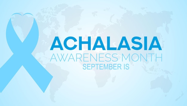 Vector achalasia awareness month banner design template vector illustration background design