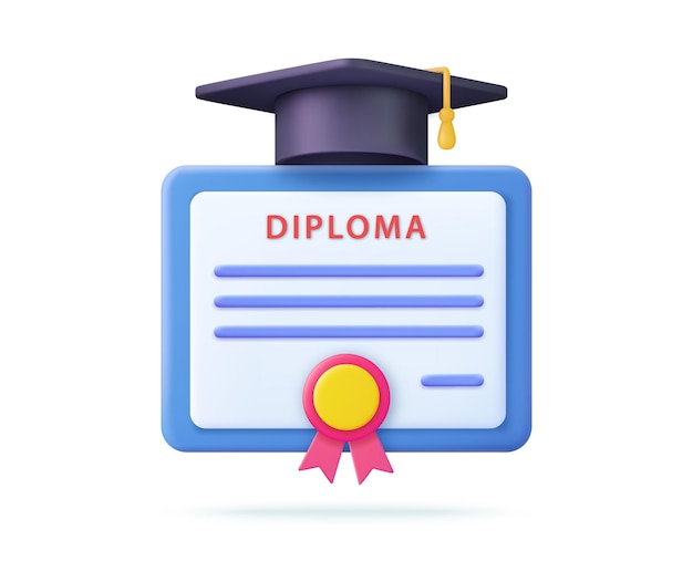 Achievement award grant diploma concepts