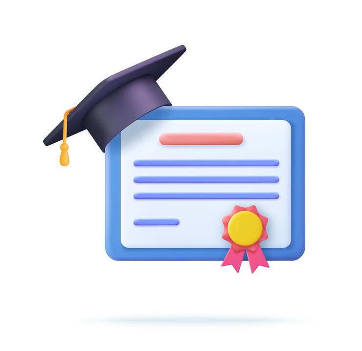 Vector achievement award grant diploma concepts