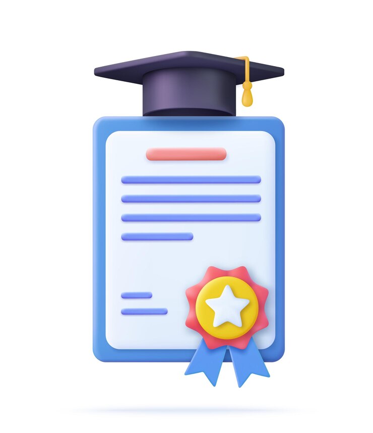 Vector achievement award grant diploma concepts