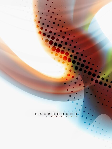 Achtergrond abstracte vloeibare kleuren ontwerp