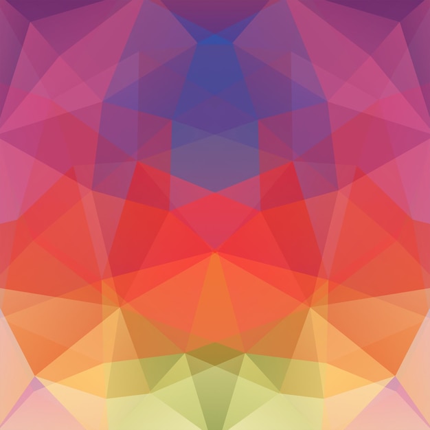 Achtergrond gemaakt van driehoeken Vierkante compositie met geometrische vormen Eps 10