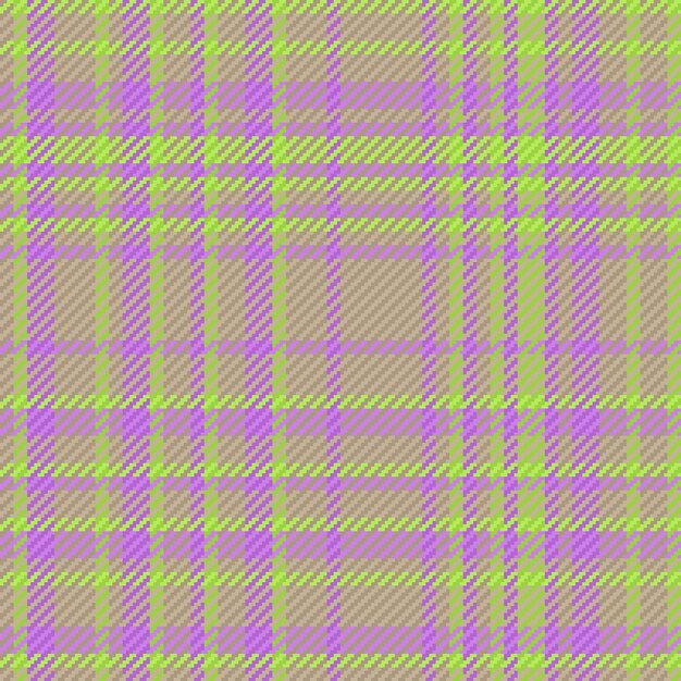 Achtergrond geruit naadloos Controleer structuurpatroon Stof tartan textiel vector