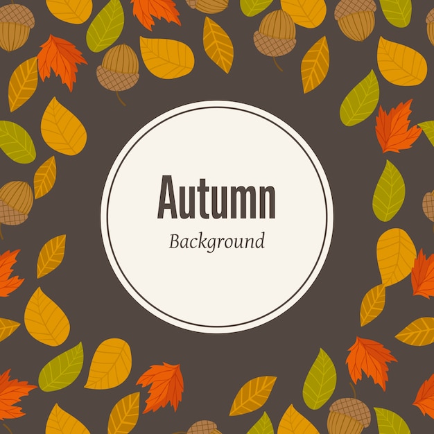 Achtergrond in de herfst
