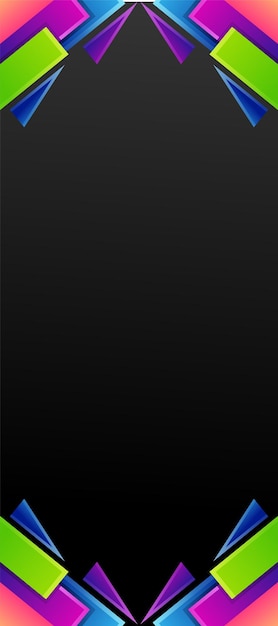 achtergrond kleurrijke banner modern ontwerp