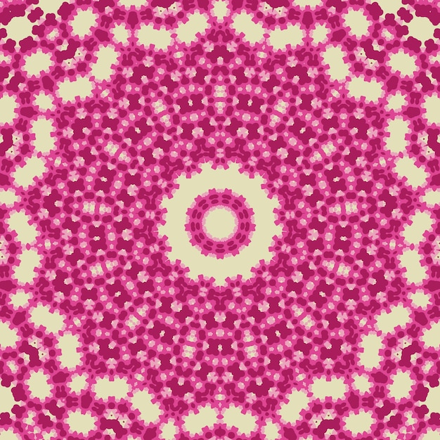 Achtergrond met decoratief cirkelpatroon in roze kleuren.