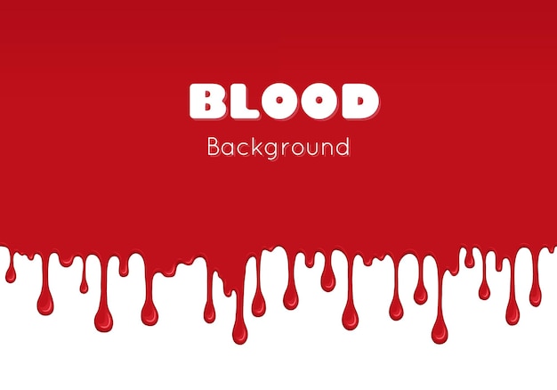 Vector achtergrond met druppels bloed