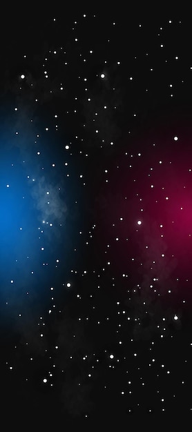 Vector achtergrond met kleurovergang galaxy met wolken en sterren